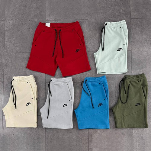 شلوارک نایک تکفلیس (NIKE TECH FLEECE 2025 SHORTS) رنگ آبی سایز M